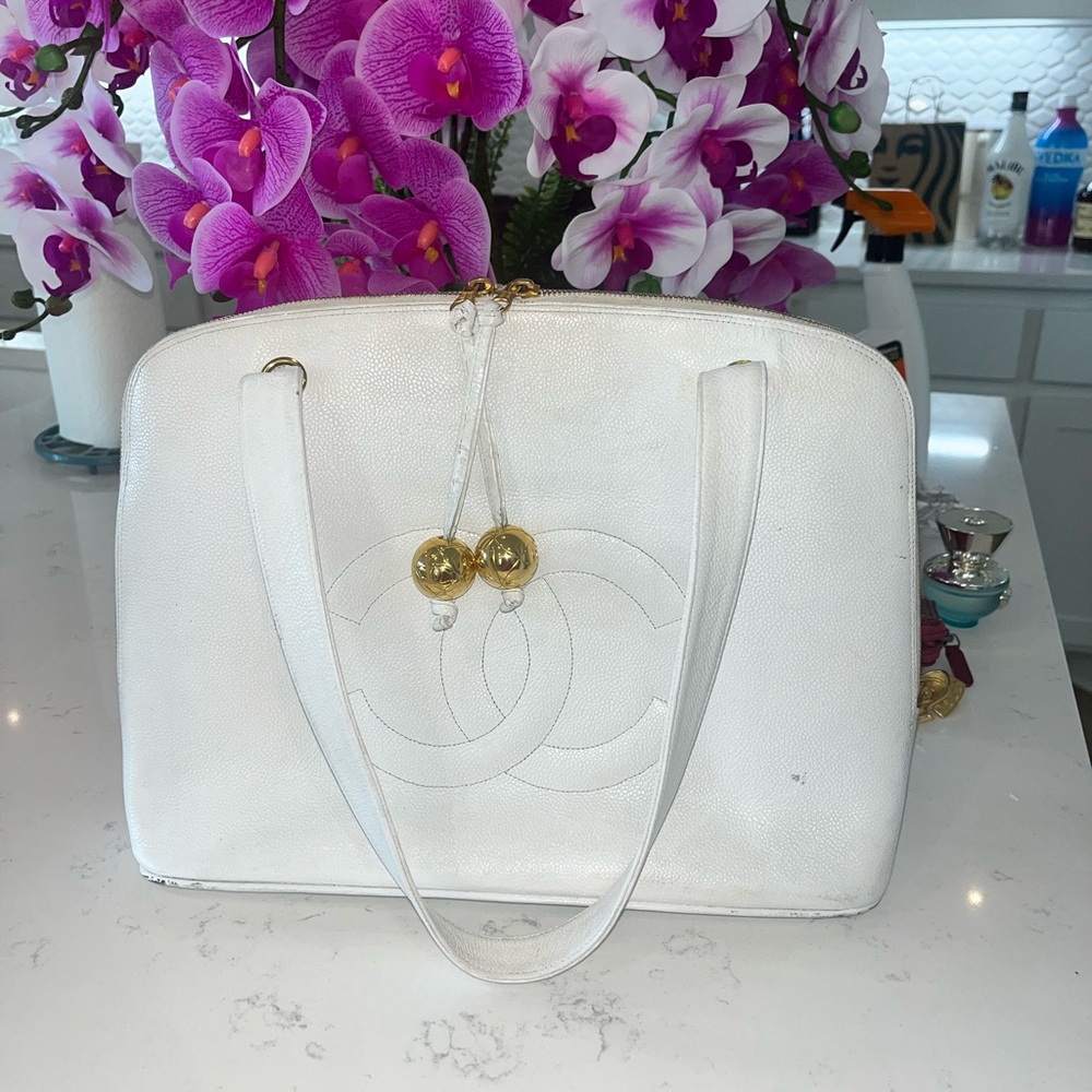 Chanel cc coco ball bag